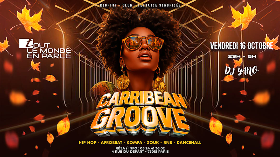 Soiree Caribbean Groove ,club Terrasse hiphop afrob…