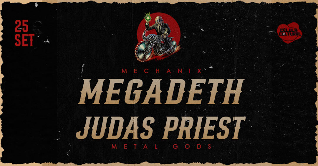 25/09(SEX) MEGADETH & JUDAS PRIEST
