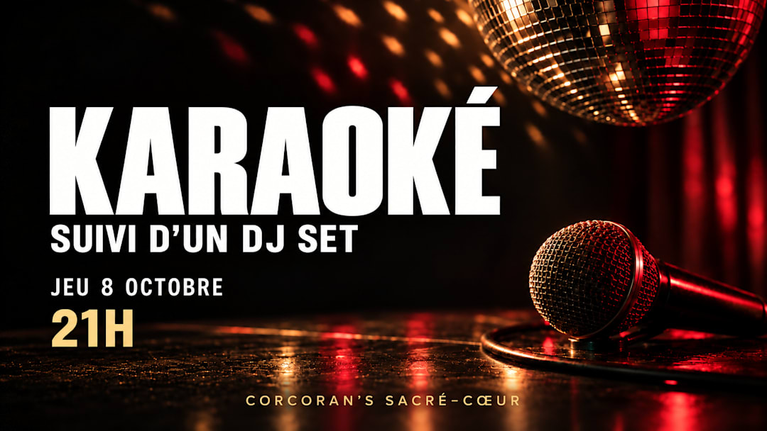 Karaoké & Dj set - 8.10