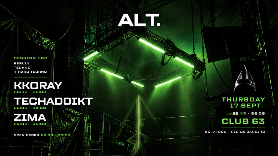ALT : TECHNO BERLIN TO HARD TECHNO