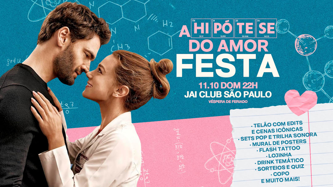 A Hipótese do Amor Festa em São Paulo