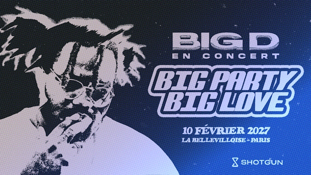 BIG D EN CONCERT · BIG PARTY BIG LOVE // 10 février [PARIS]