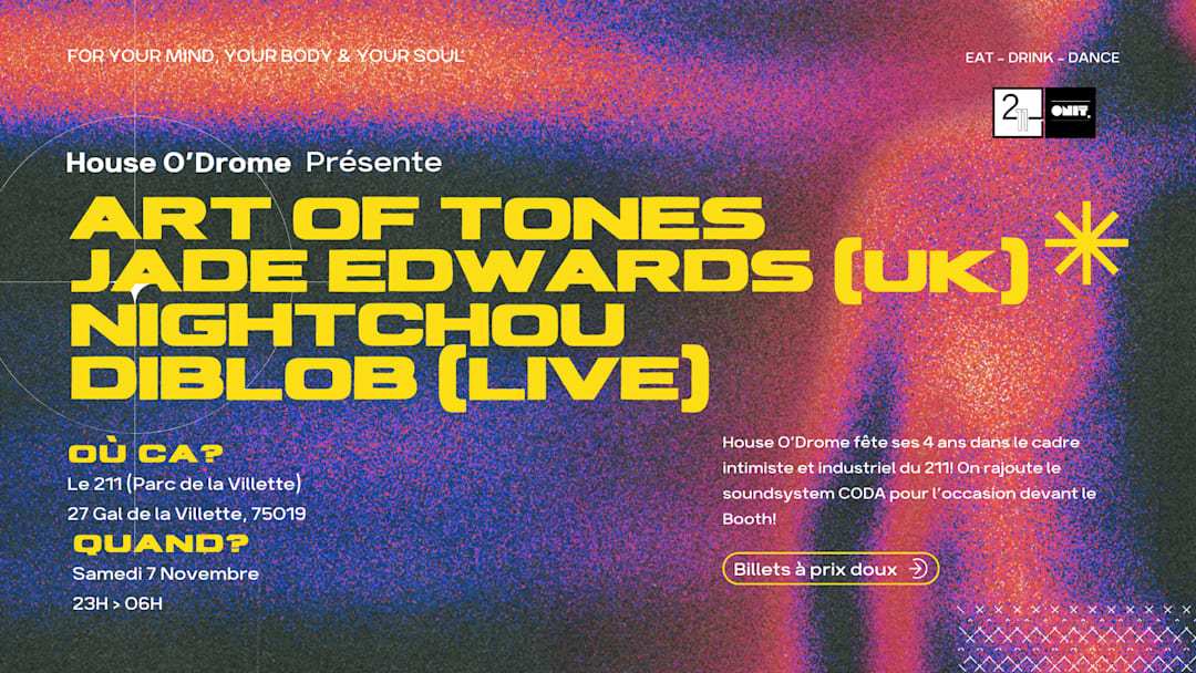 4ans HOD W/. Art Of Tones, Jade Edwards, Nightchou, Diblob..
