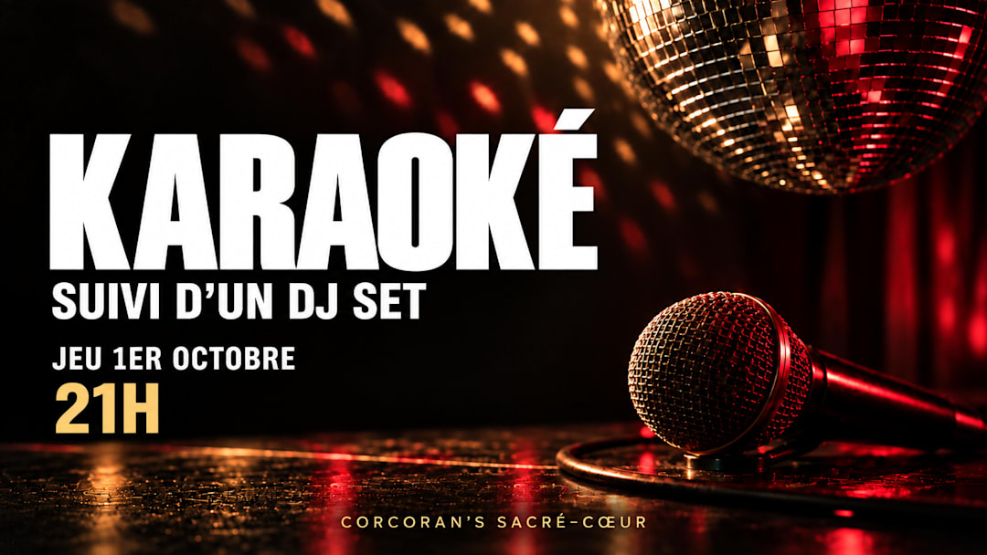 Karaoké & Dj set - 1.10