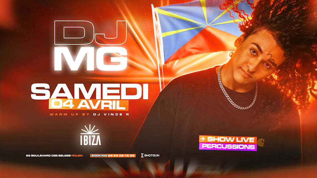 Copertina ufficiale dell'evento DJ MG974 & SHOW LIVE PERCU 04/04