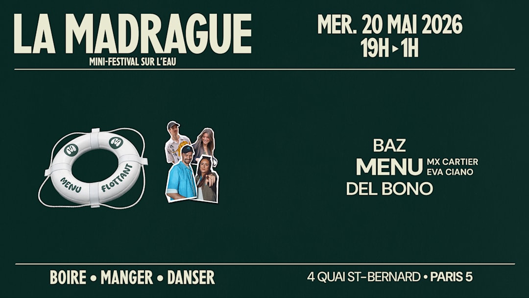 La Madrague — Menu'Flottant : Mx Cartier, Eva Ciano...