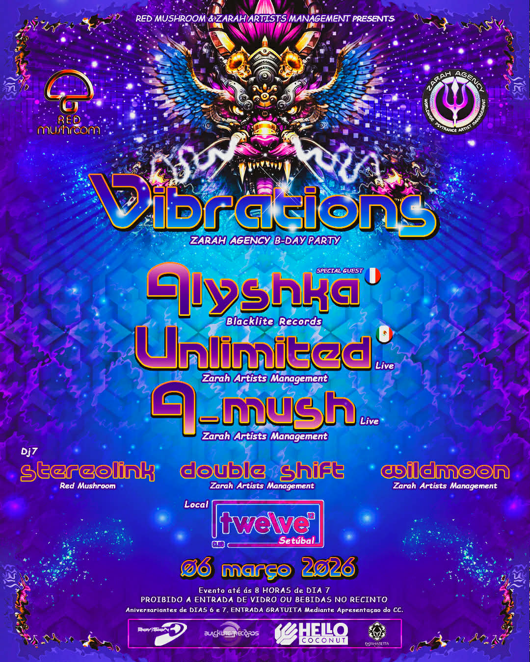 VIBRATIONS "ZARAH AGENCY B-DAY"