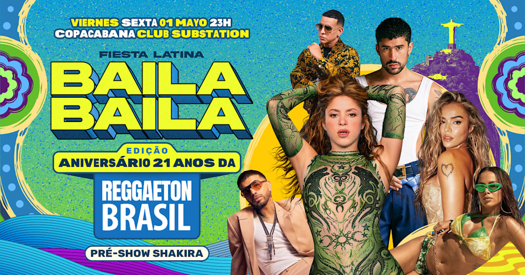 Fiesta Latina Baila Baila | Pré Show Shakira 01 mayo