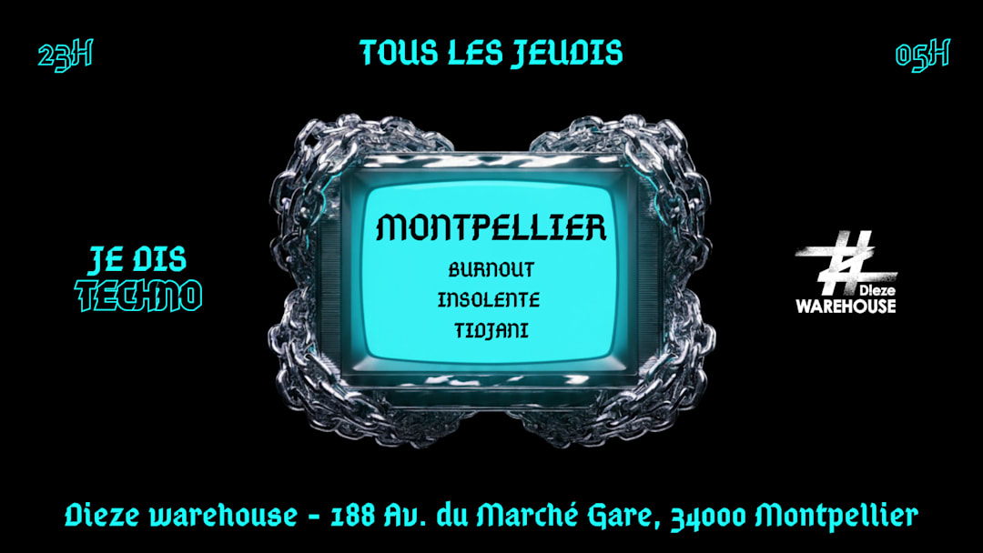 JE DIS TECHNO - DIEZE WAREHOUSE - 26.02