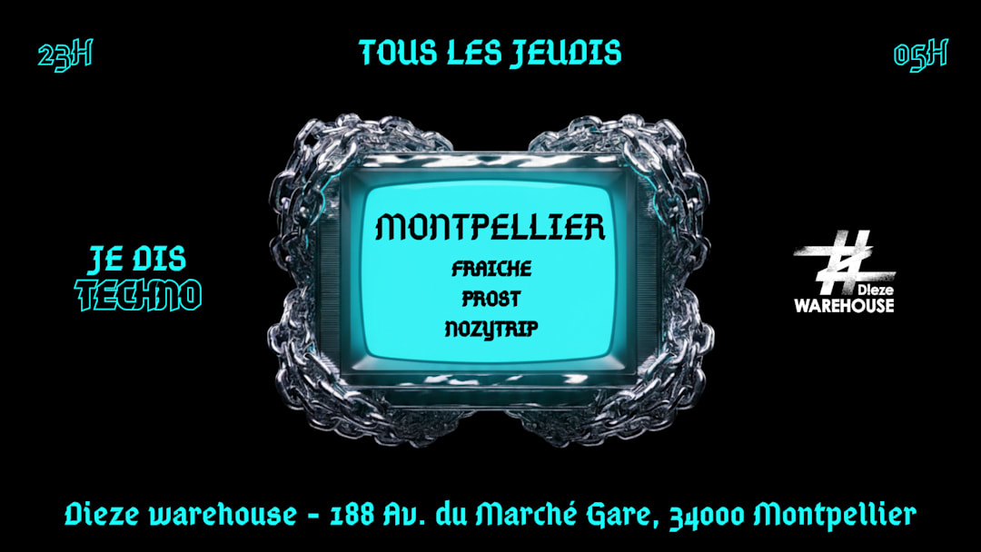 JE DIS TECHNO - DIEZE WAREHOUSE - 12/03