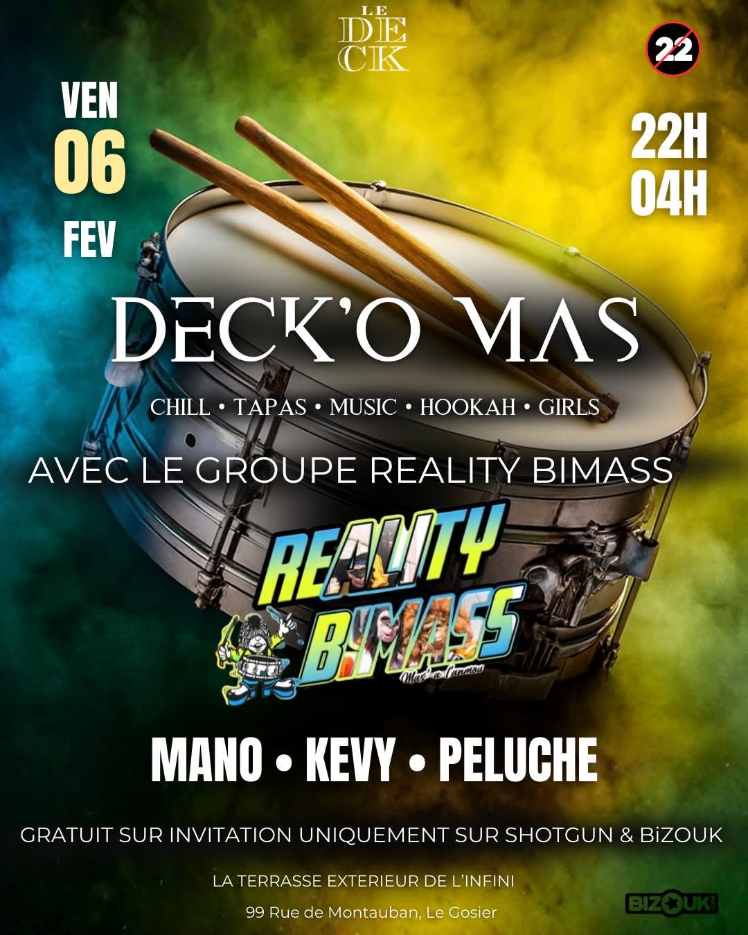 DECK’O MAS - REALITY BIMASS