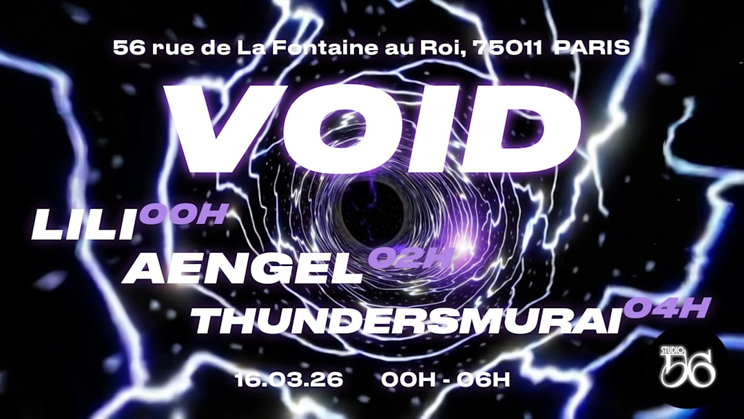 VOID w/ LILI , ÆNGEL , THUNDERSMRAI