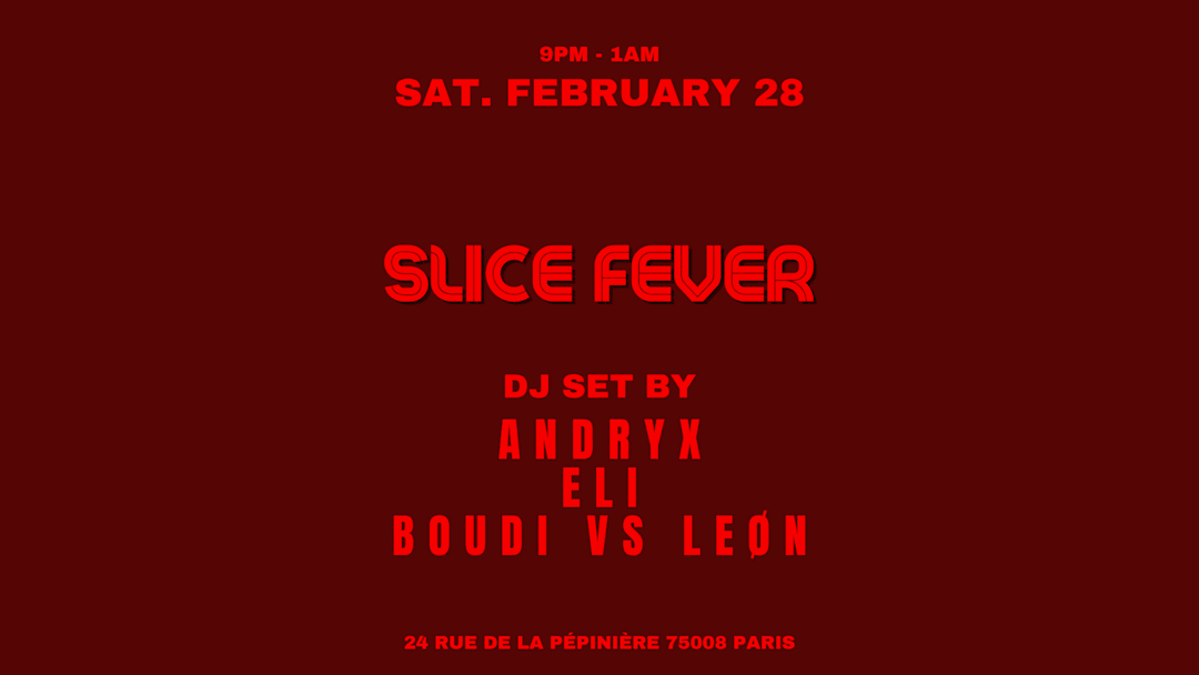 ELI & FRIENDS @SLICE PIZZA CLUB