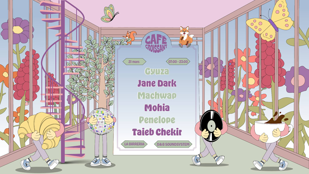 Café Croissant - Spring mode activated: Penelope, Gyuza, etc