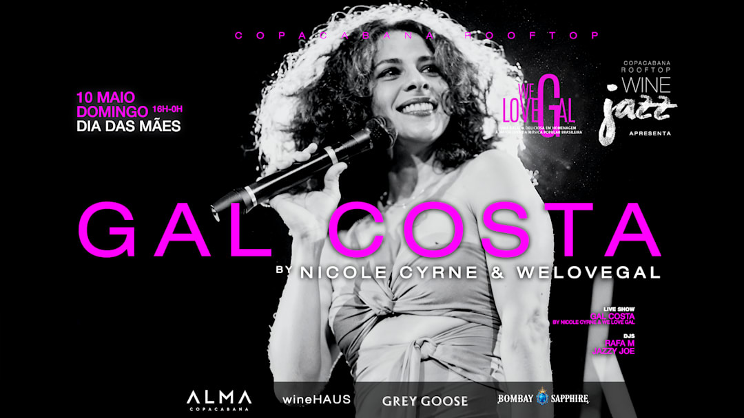 Official cover of the event 10/05 | WE LOVE GAL | COPACABANA ROOFTOP WINEJAZZ