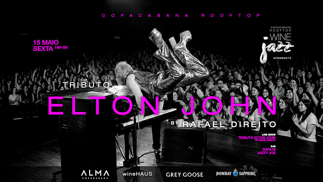 15/05 | ELTON JOHN TRIBUTE | COPACABANA ROOFTOP WINEJAZZ