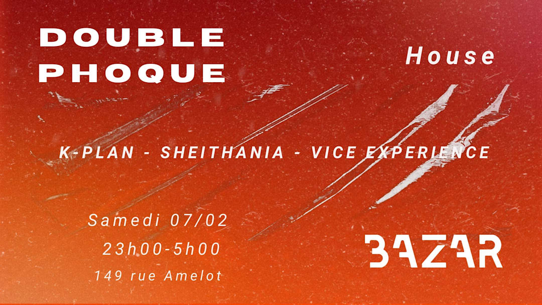 DOUBLE PHOQUE X BAZAR