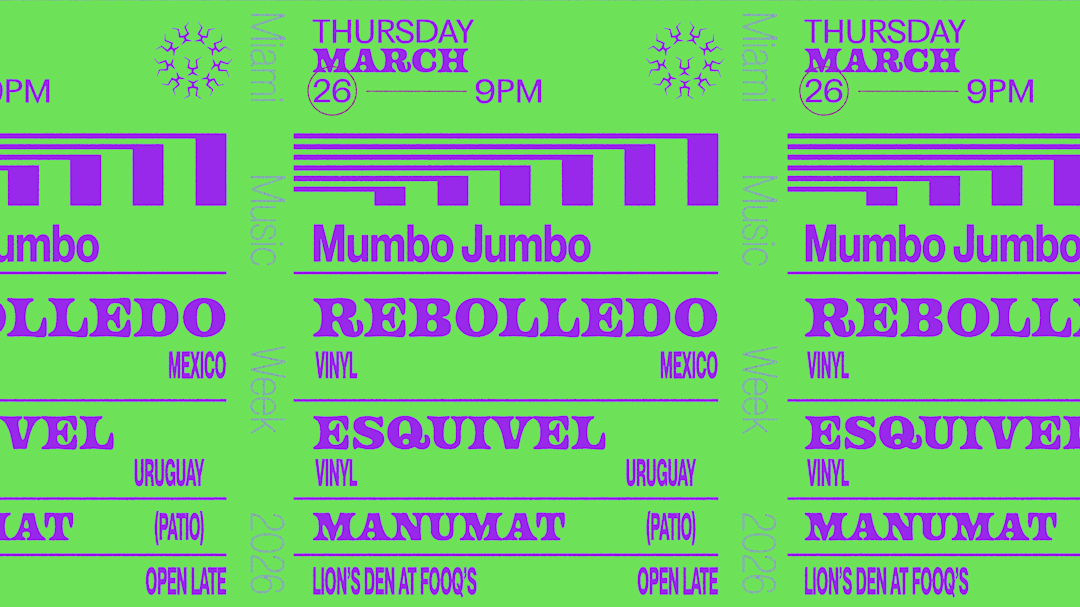 Mumbo Jumbo: Rebolledo, Esquivel, Manumat