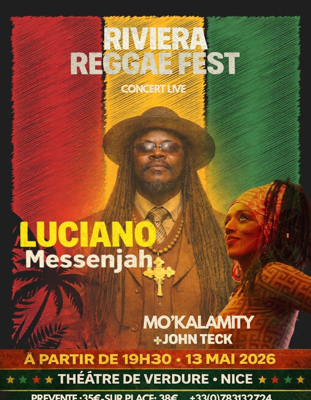 RIVIERA REGGAE FEST X LUCIANO X MO’KALAMITY