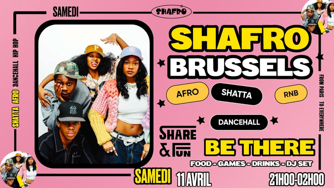 SHAFRO @BRUXELLES 1ST TIME : AFRO, SHATTA,DANCEHALL