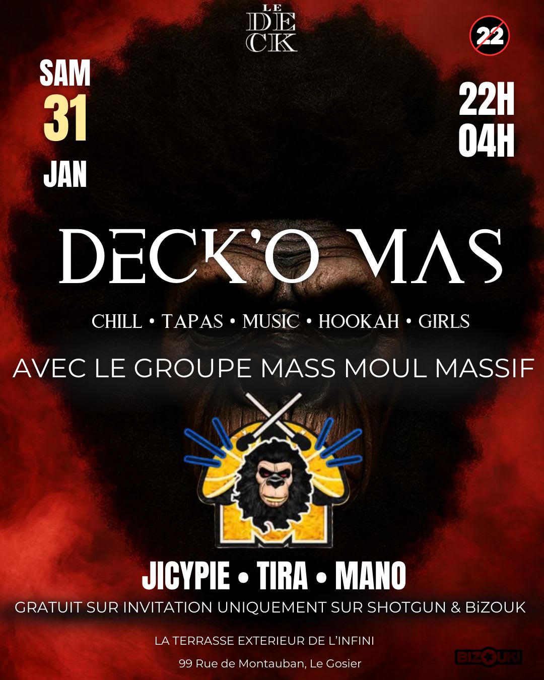 DECK'O MAS - MASS MOUL MASSIF EN SHOW