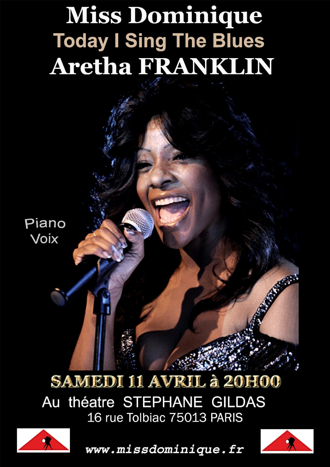 Miss Dominique TRIBUTE TO THE QUEEN Aretha FRANKLIN