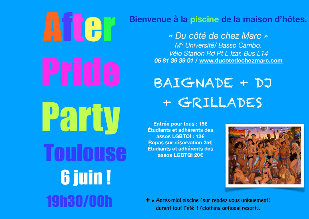 AFTER PRIDE POOL PARTY TOULOUSE