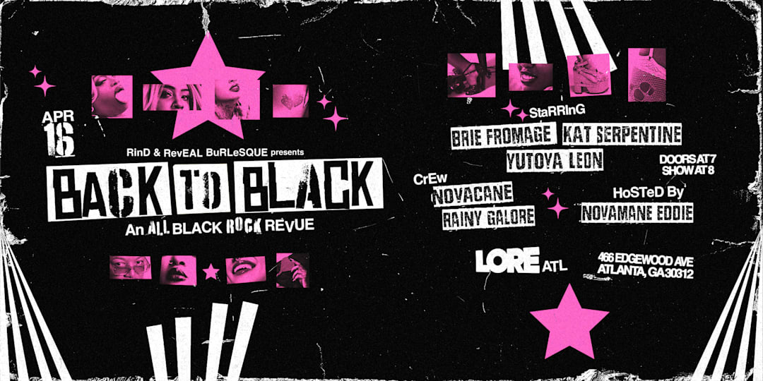 Back to Black: An All Black Rock Revue