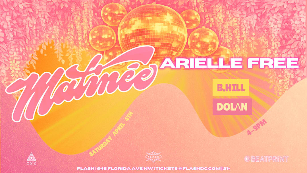 Copertina ufficiale dell'evento Matinée Presents: ARIELLE FREE
