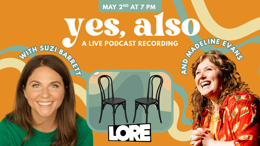 yes, also: a live podcast recording