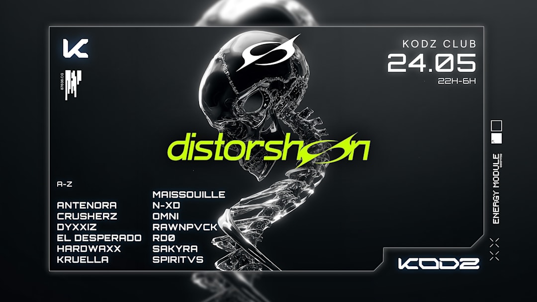 KODZ x DISTORSHØN : RDØ, EL DESPERADO, MAISSOUILLE & MORE