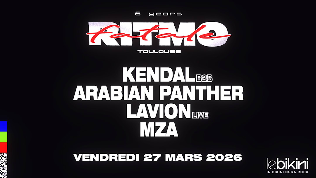 RITMO FATALE: KENDAL b2b ARABIAN PANTHER + LAVION Live + MZA