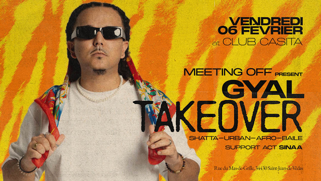 Cartel oficial del evento VEN 06 - GYAL TAKEOVER