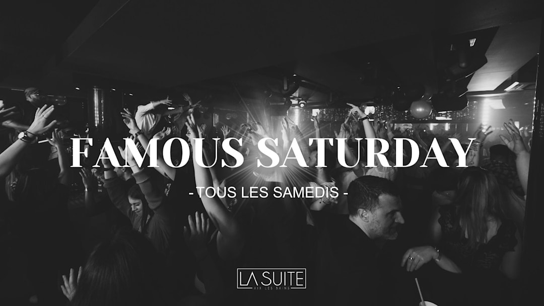 Officiële cover van het evenement Famous Saturday - Sam 21 Mars - FLORIAN BERARDI