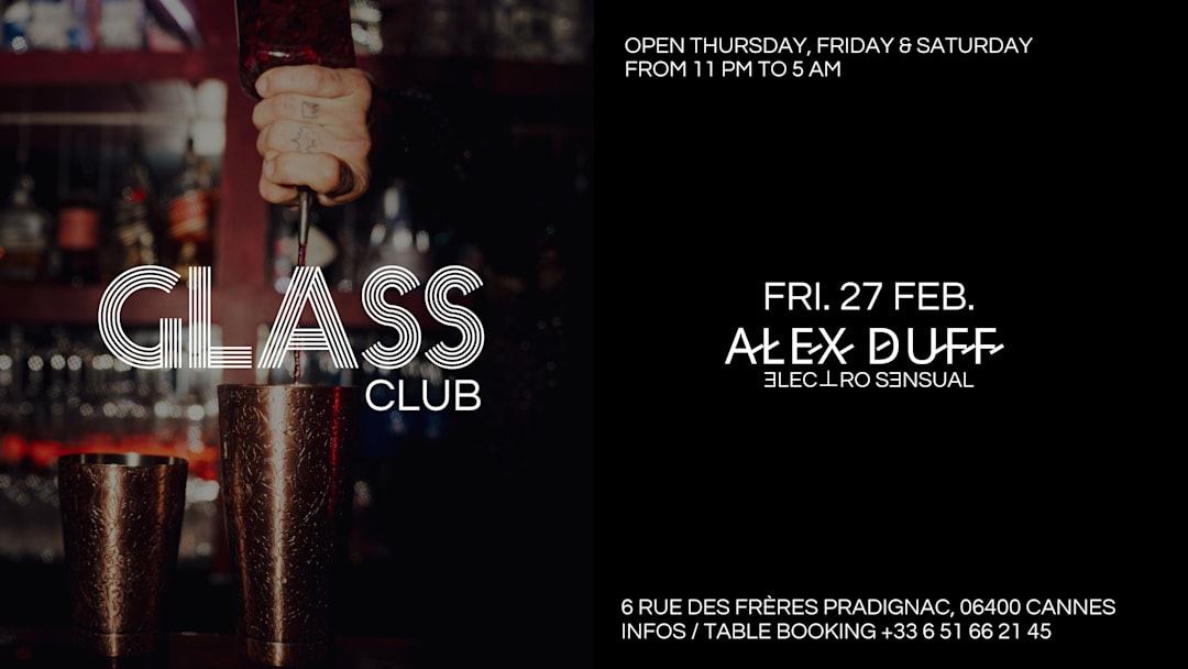 Sensual Electro W/ ALEX DUFF