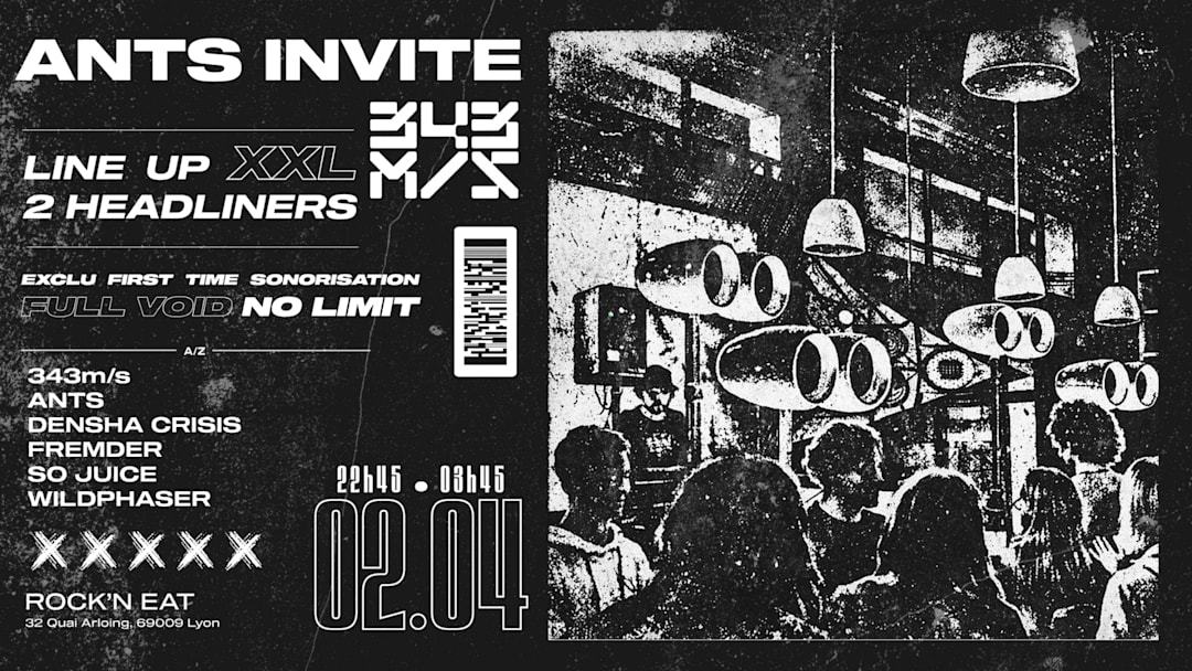 ANTS invites 343MS SOJUICE & DENSHA CRISIS on VOID ACOUSTICS