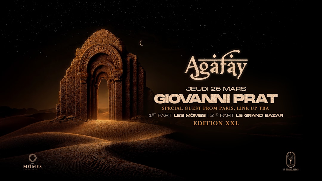 Official cover of the event AGAFAY X LES MOMES X GRAND BAZAR