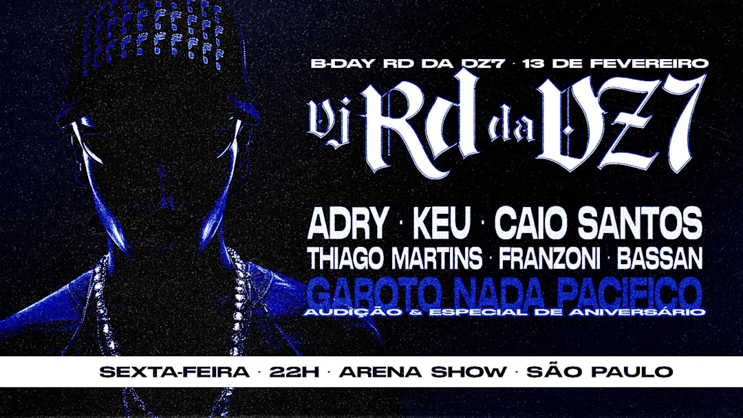 Cartel oficial del evento AUDIÇÃO - BDAY RD DA DZ7