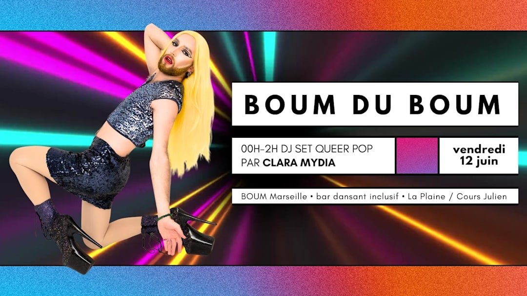 BOUM DU BOUM - QUEER POP DJ SETS by CLARA MYDIA