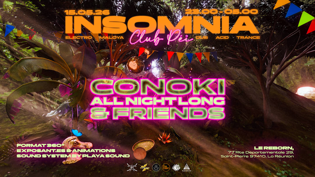 Official cover of the event INSOMNIA CLUB PÉÏ : After 3 ans du Slam | Reborn 15.05