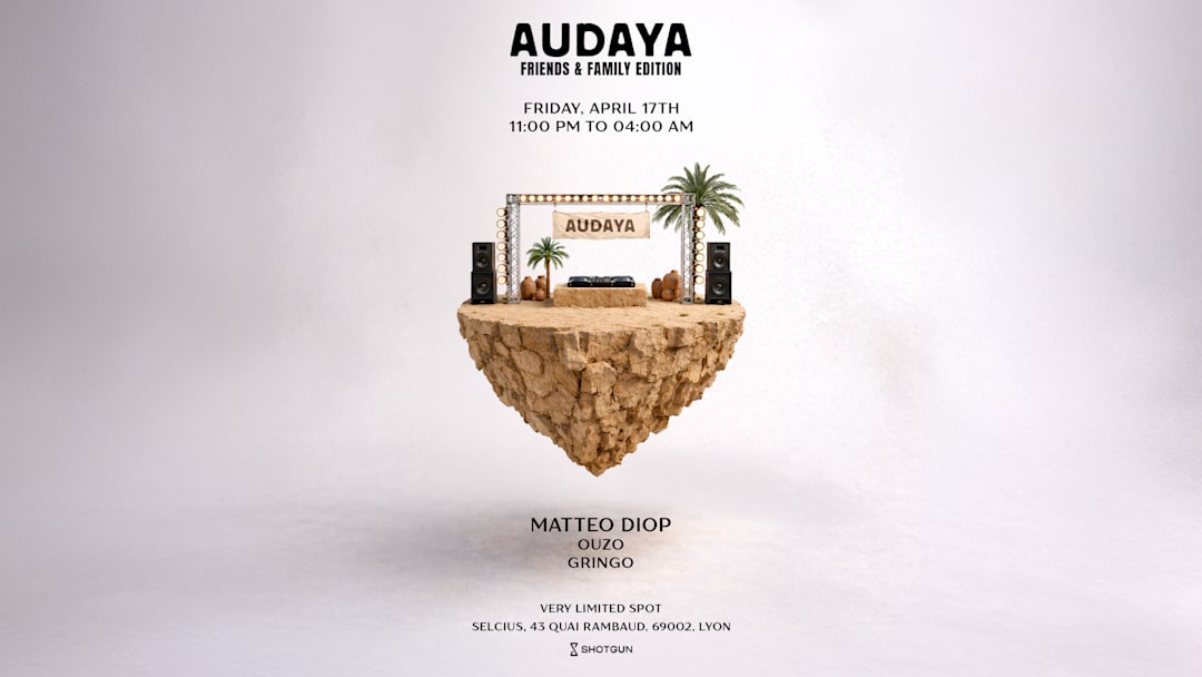 AUDAYA - MATTEO DIOP, OUZO & GRINGO