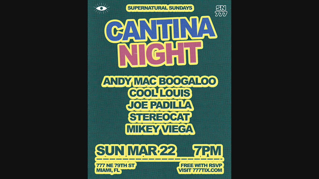 SUPERNATURAL SUNDAYS: CANTINA NIGHT