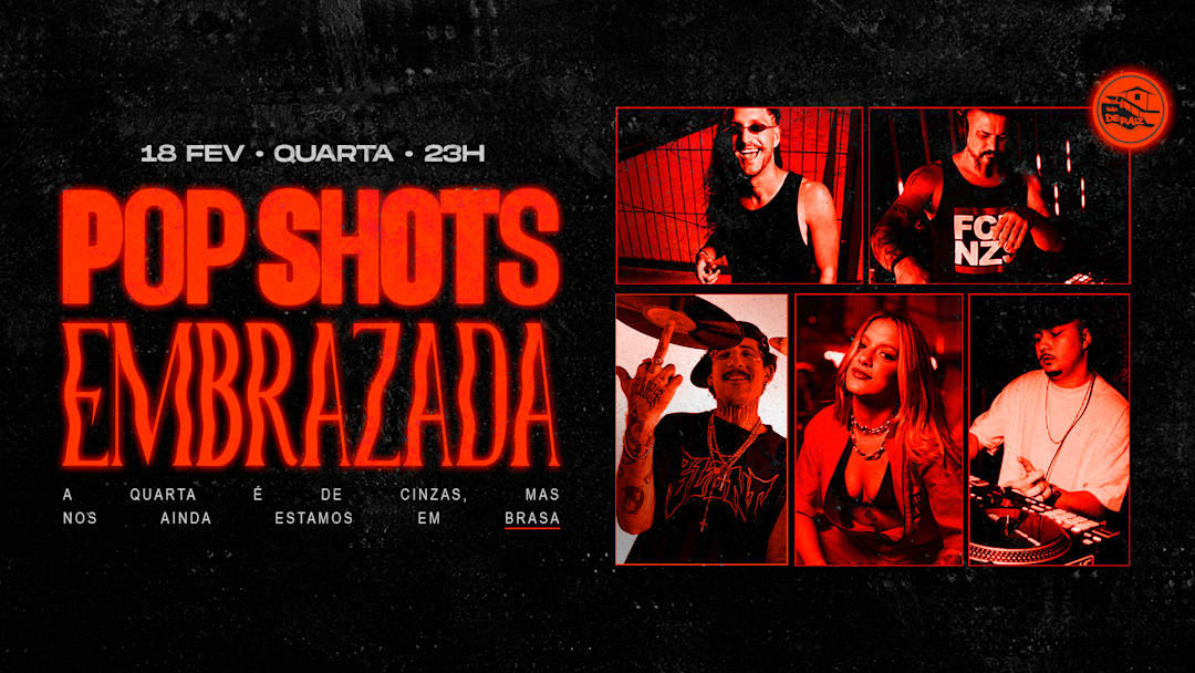 POP SHOTS EMBRAZADA