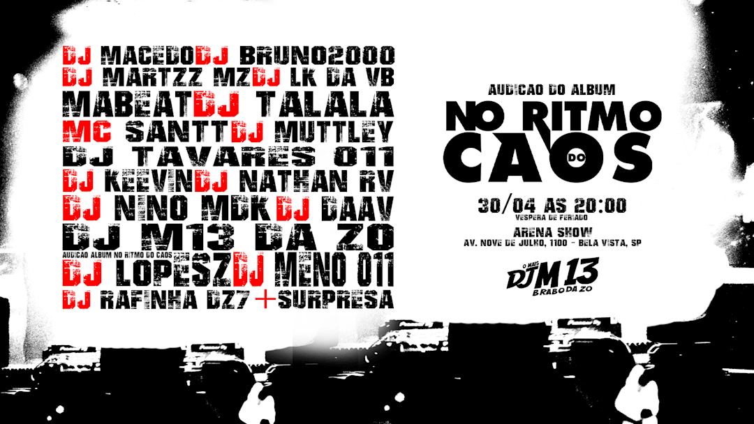 BDX - AUDIÇÃO DJ M13