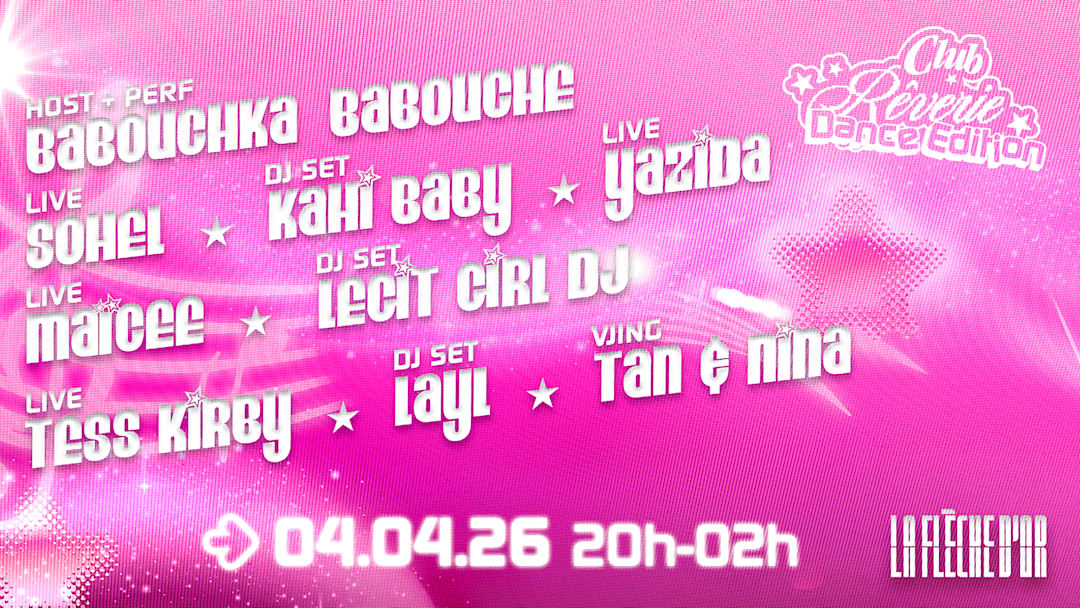 Cartel oficial del evento Club Rêverie - Dance Edition