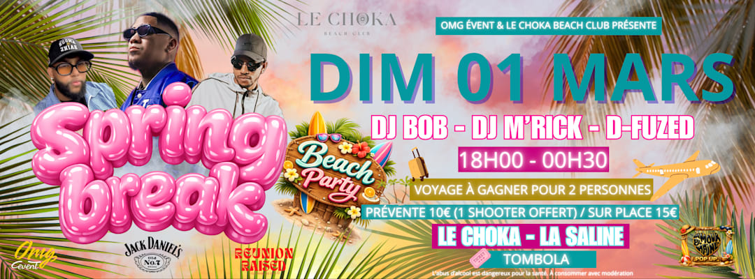 SPRING BREAK BEACH PARTY