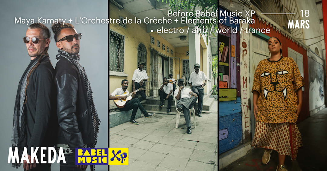 Officiële cover van het evenement Before du Babel : Maya Kamaty + L'Orchestre de la Crèche...