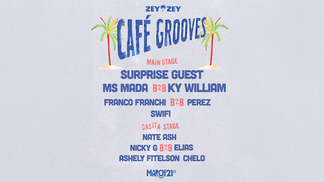 Café Grooves — 1 Year Anniversary