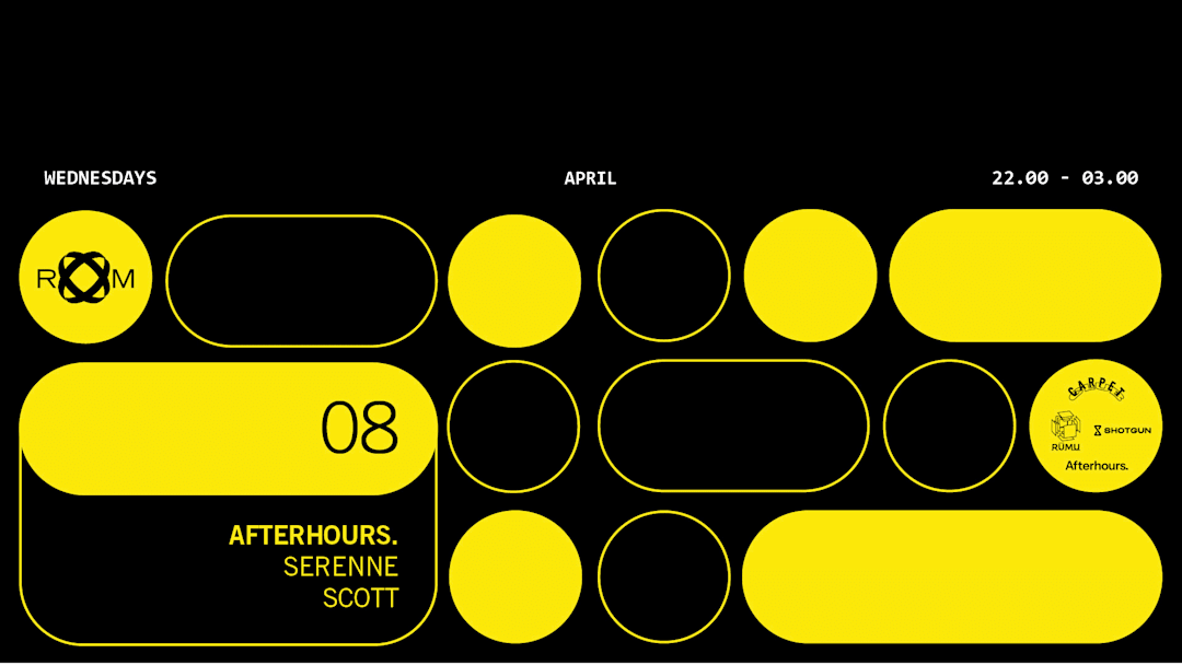 ROOM: Afterhours. w/ Serenne, Scott