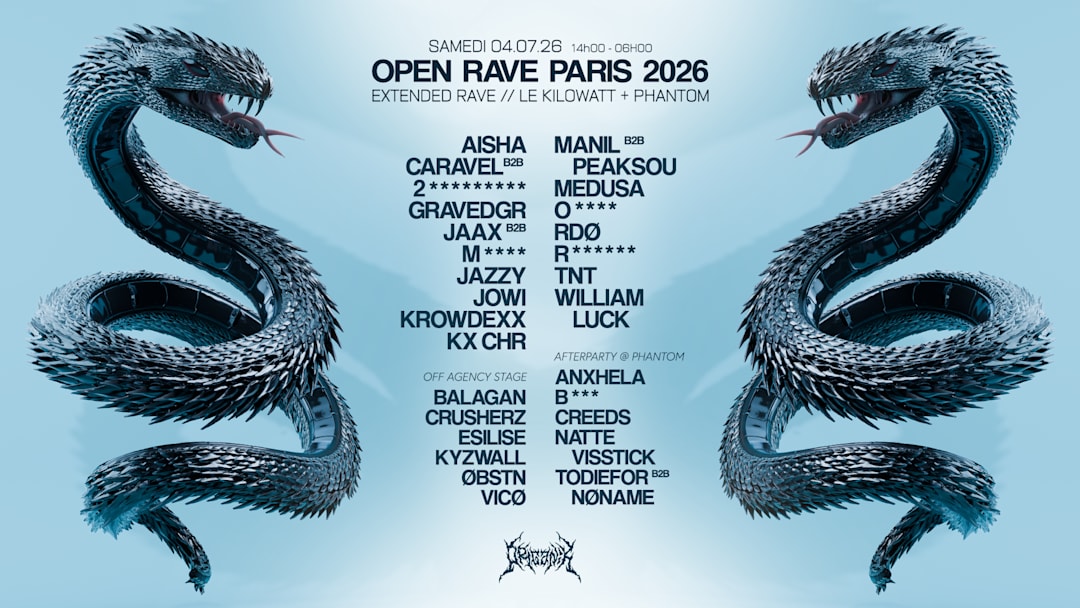 ORGANÏK : OPEN RAVE PARIS 2026